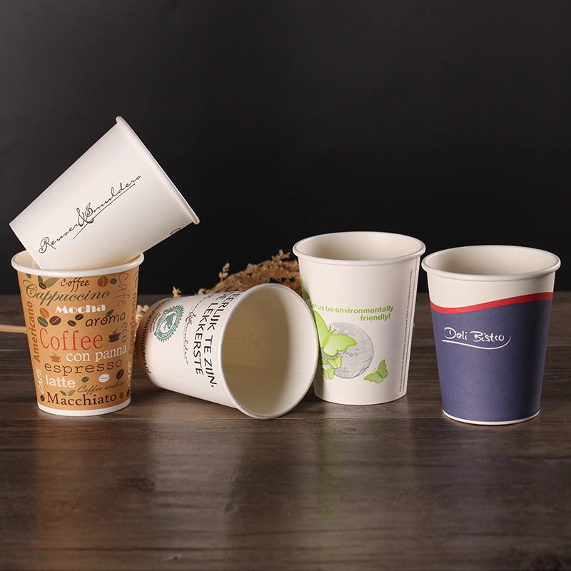 8oz Single Wall Coffee Cups/Hot/Cold Drink Paper Cups