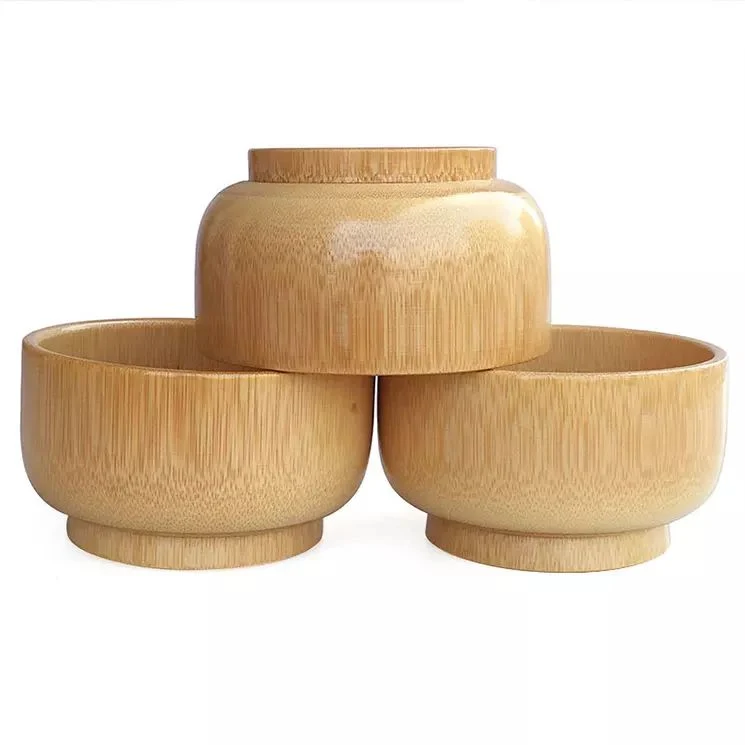 Resuable Kitchenware Bamboo Salad Bowl Kitchen Utensils Cookware