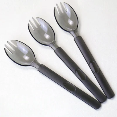 Couverts en plastique jetables longueur 171mm PS Spork en plastique personnalisable pour Spork